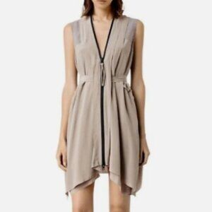 All Saints Lewis Lew Silk Dress